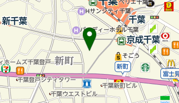 中央旅券事務所の地図画像