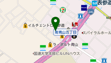 トラヤあんスタンド北青山店の地図画像