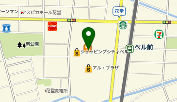 まるかっちゃん ショッピングシティベル店の地図画像