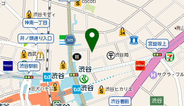 てけてけ 渋谷宮益坂店の地図画像