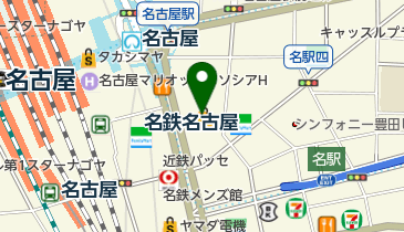 フェリージセレクション ミッドランドスクエア店の地図画像