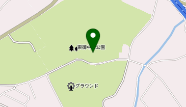 東御中央公園屋内ゲートボールコートの地図画像