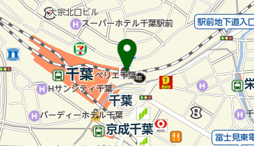ラティス ペリエ千葉店の地図画像
