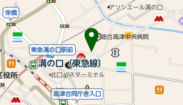 スポーツクラブNAS(ナス) 溝の口の地図画像