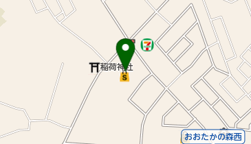 セキチュー 流山おおたかの森店の地図画像