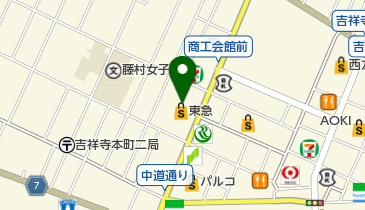 ニトリ 東急吉祥寺店の地図画像