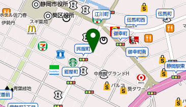 やきとり家 すみれ 静岡呉服町店の地図画像