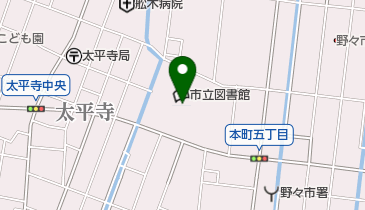学びの杜ののいちカレードの地図画像