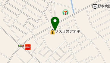 クスリのアオキ 友沼店の地図画像