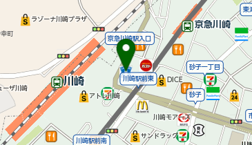 喫茶室ルノアール 川崎東口駅前店の地図画像