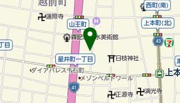 カトリック富山教会の地図画像