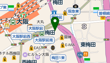 MARY QUANT(マリー クワント) 阪神百貨店梅田本店の地図画像