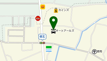 オートアールズ 梓川店の地図画像