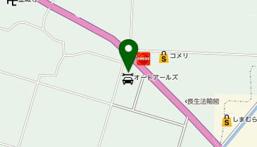 オートアールズ 長生店の地図画像