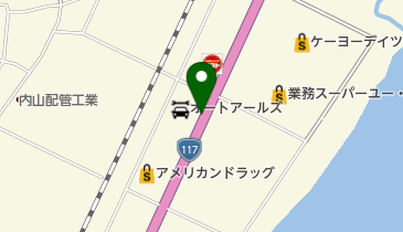 オートアールズ 飯山バイパス店の地図画像