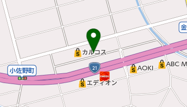 ジェームス 各務原インター店の地図画像