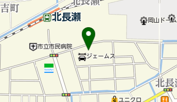ジェームス 西岡山店の地図画像