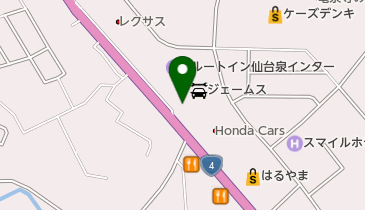 ジェームス 泉インターシティ店の地図画像