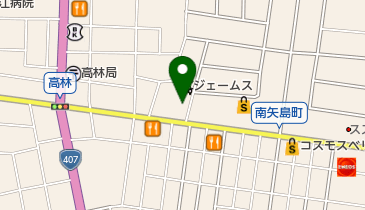 ジェームス 太田高林店の地図画像