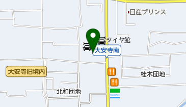 ジェームス 奈良大安寺店の地図画像