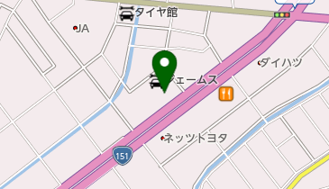 ジェームス 豊川店の地図画像