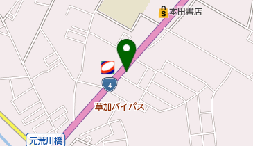 株式会社ヤナセ 越谷支店/メルセデス・ベンツ越谷の地図画像