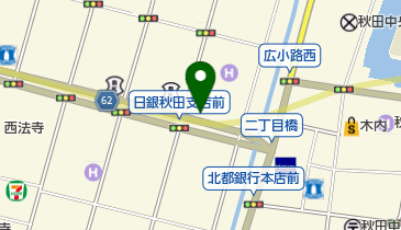 ライブハウス 秋田 クラブ スウィンドルの地図画像