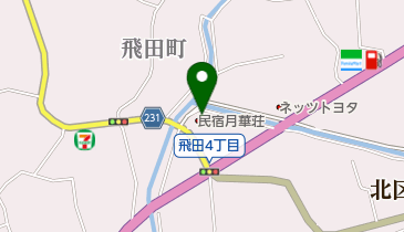 株式会社本田ガラスの地図画像