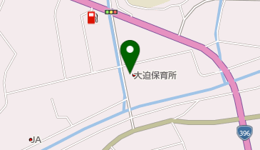 花巻市立 大迫保育園の地図画像