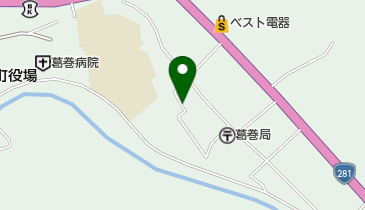 葛巻保育園の地図画像