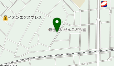 新田すいせん保育所の地図画像