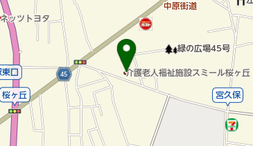 介護老人福祉施設スミール桜ヶ丘の地図画像
