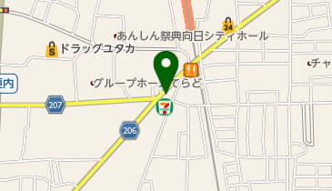 かがやき鍼灸整体院の地図画像