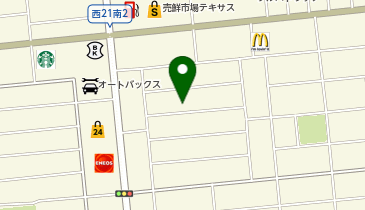 水晶堂 白樺店の地図画像