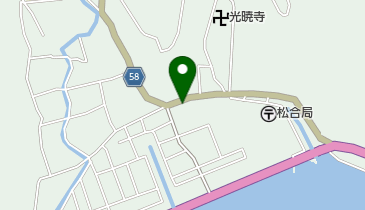 松合郷土資料館の地図画像