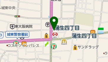 ラーメン男塾!! 蒲生四丁目店の地図画像