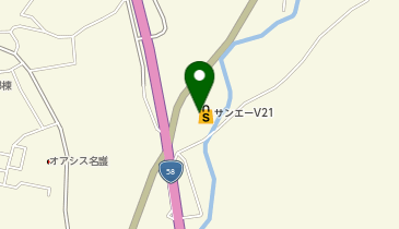 サンエー V21いさがわ食品館の地図画像