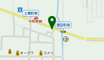 もんじゃ焼 山吉本店の地図画像