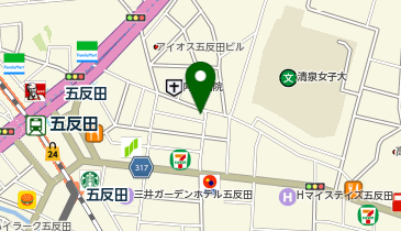 品川うお宿の地図画像