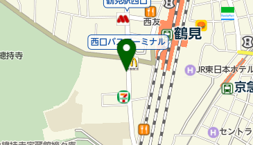 鶴見画廊の地図画像