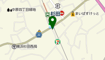 JA横浜 杉田野菜直売所の地図画像