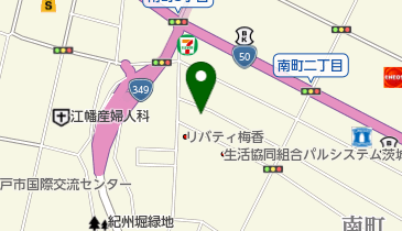 水戸アニメーション制作所の地図画像