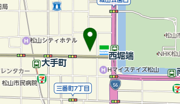 愛媛新聞カルチャースクールの地図画像