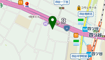 レンタルキッチンスペースパティア 四谷三丁目店の地図画像