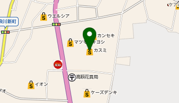WonderREX(ワンダーレックス) 高萩店の地図画像
