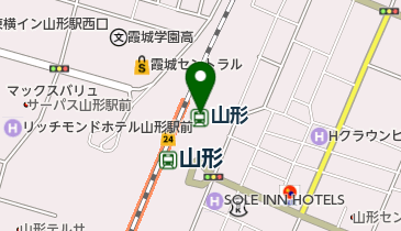 ネイル&アイラッシュサロン ブレス エスパル山形店の地図画像