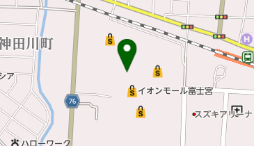 HAPiNS(ハピンズ) 富士宮イオンモール店の地図画像
