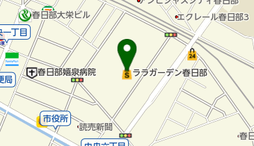 キラット ララガーデン春日部店の地図画像