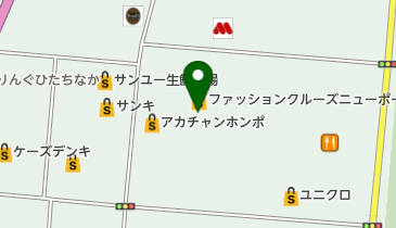 SHOE・PLAZA(シュー プラザ) ニューポートひたちなか ファッションクルーズ店の地図画像