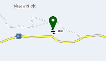 正雲寺 大分別院の地図画像